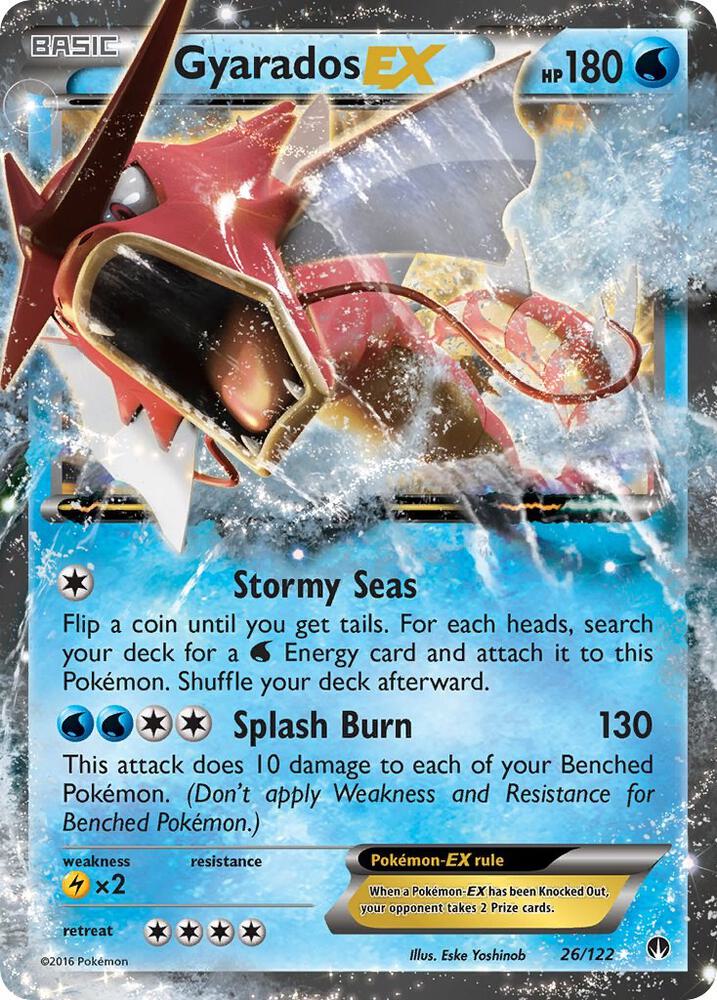 Gyarados EX · BREAKpoint · 26/122 · English