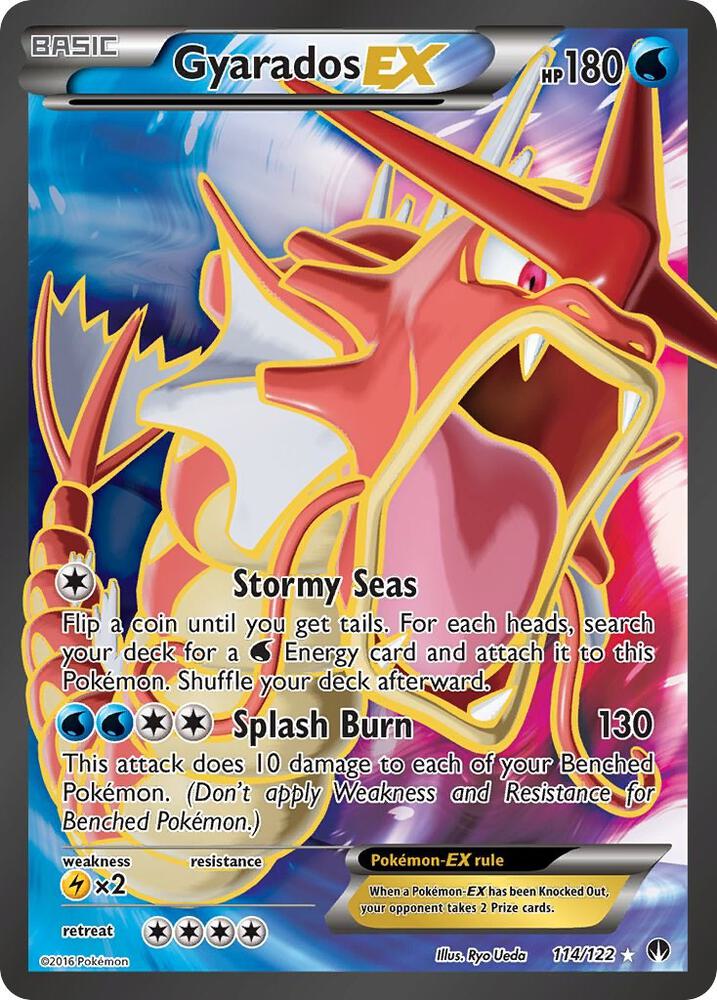 Gyarados EX (Full Art) · BREAKpoint · 114/122 · English