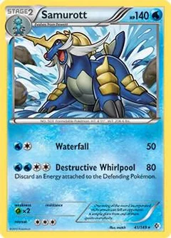Samurott - 41/149 (BW Boundaries Crossed)