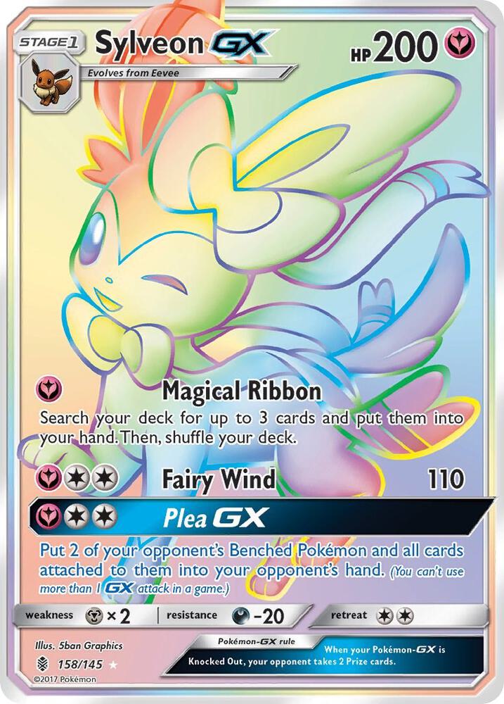 Sylveon GX (Secret) · Guardians Rising · 158/145 · English