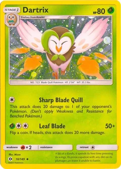 Dartrix - 10/149 (Cosmos Holo)