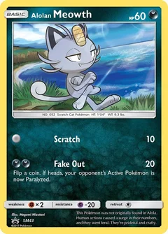 Alolan Meowth - SM43
