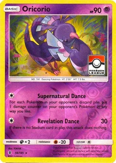 Oricorio - 56/145 (Pokemon League)