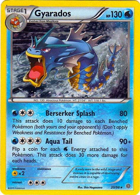 Gyarados - 20/98 (Cosmos Holo) · Miscellaneous Cards & Products · 020/098 · English