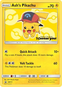 Ash's Pikachu - SM111
