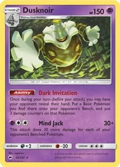 Dusknoir - 53/147 (SM Burning Shadows)