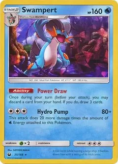 Swampert - 35/168 (SM Celestial Storm)