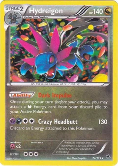 Hydreigon - 074/119 (Cosmos Holo)