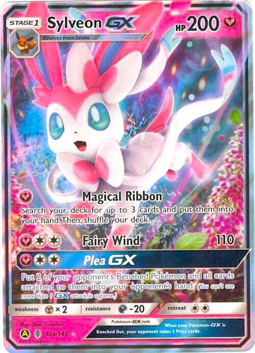Sylveon GX - 92a/145 · Alternate Art Promos · 092a/145 · English