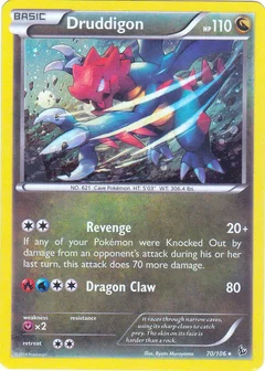 Druddigon - 70/106(Cosmos Holo)