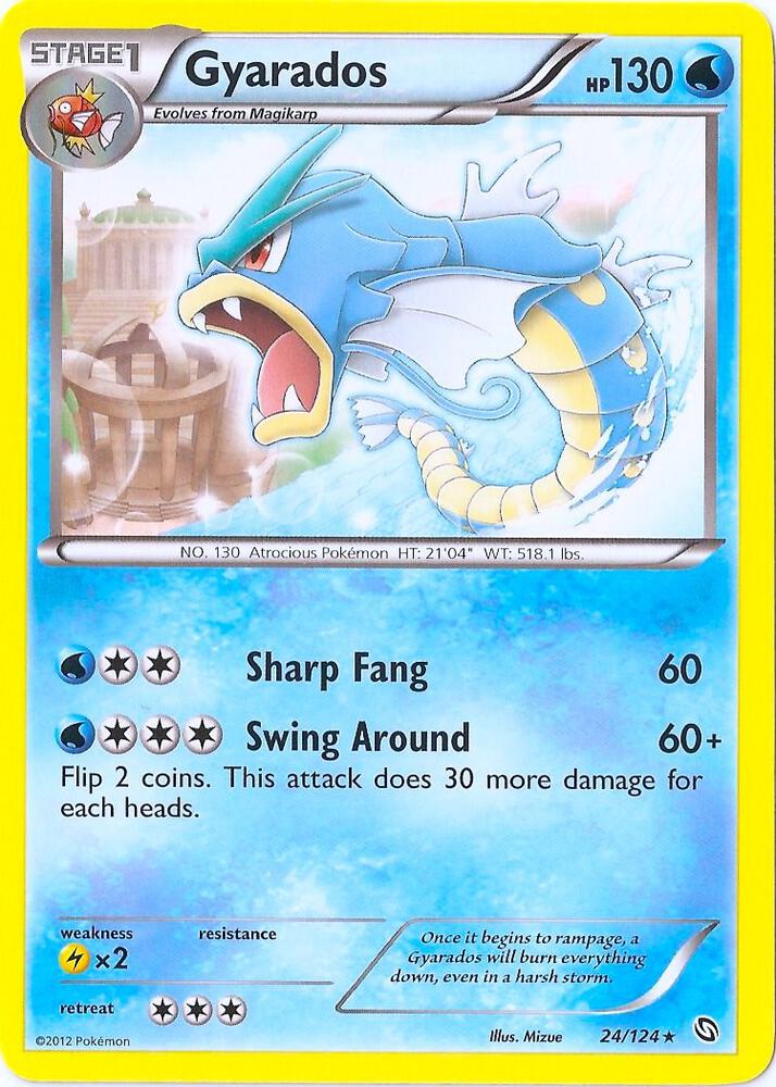 Gyarados - 24/124 (Cosmos Holo) · Blister Exclusives · 024/124 · English