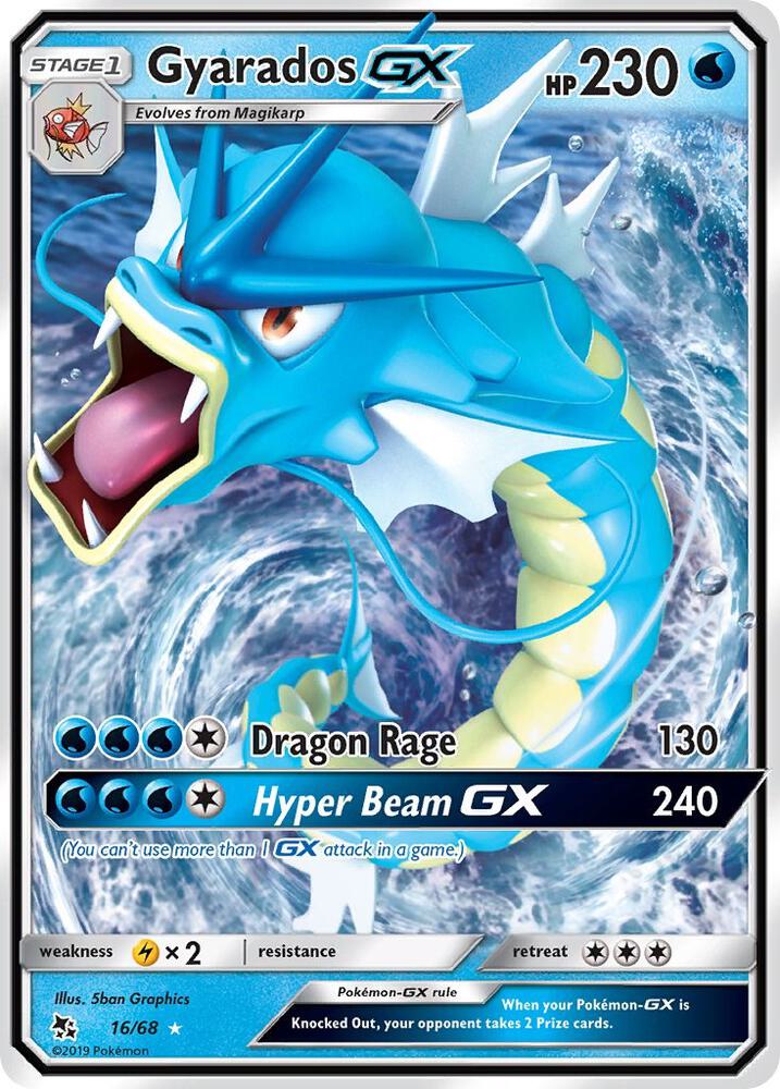 Gyarados GX · Hidden Fates · 16/68 · English