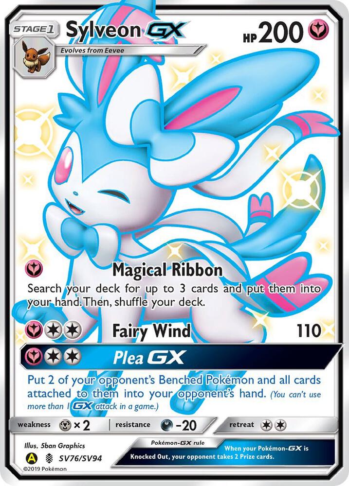 Sylveon GX · Hidden Fates: Shiny Vault · SV76/SV94 · English