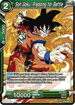 Son Goku, Prepping for Battle