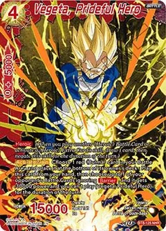 Vegeta, Prideful Hero