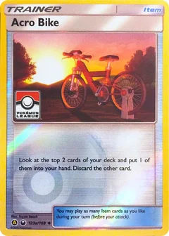 Acro Bike - 123a/168 (Pokemon League)