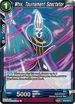 Whis, Tournament Spectator