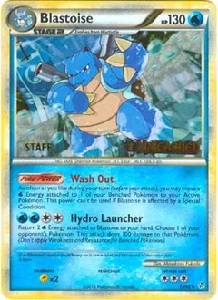 Blastoise - 13/95 (Prerelease) [Staff]