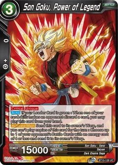 Son Goku, Power of Legend
