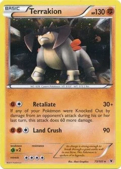 Terrakion - 73/101 (Cosmos Holo)