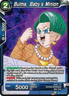 Bulma, Baby's Minion