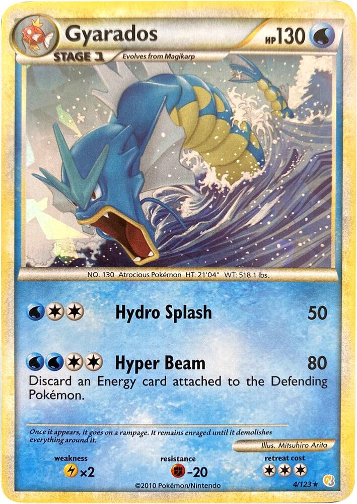 Gyarados - 4/123 (Cracked Ice Holo) · Miscellaneous Cards & Products · 004/123 · English