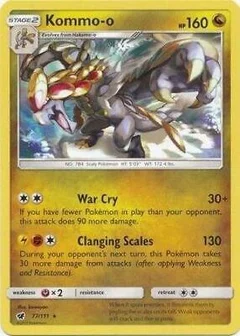 Kommo-o - 77/111 (Cracked Ice Holo)