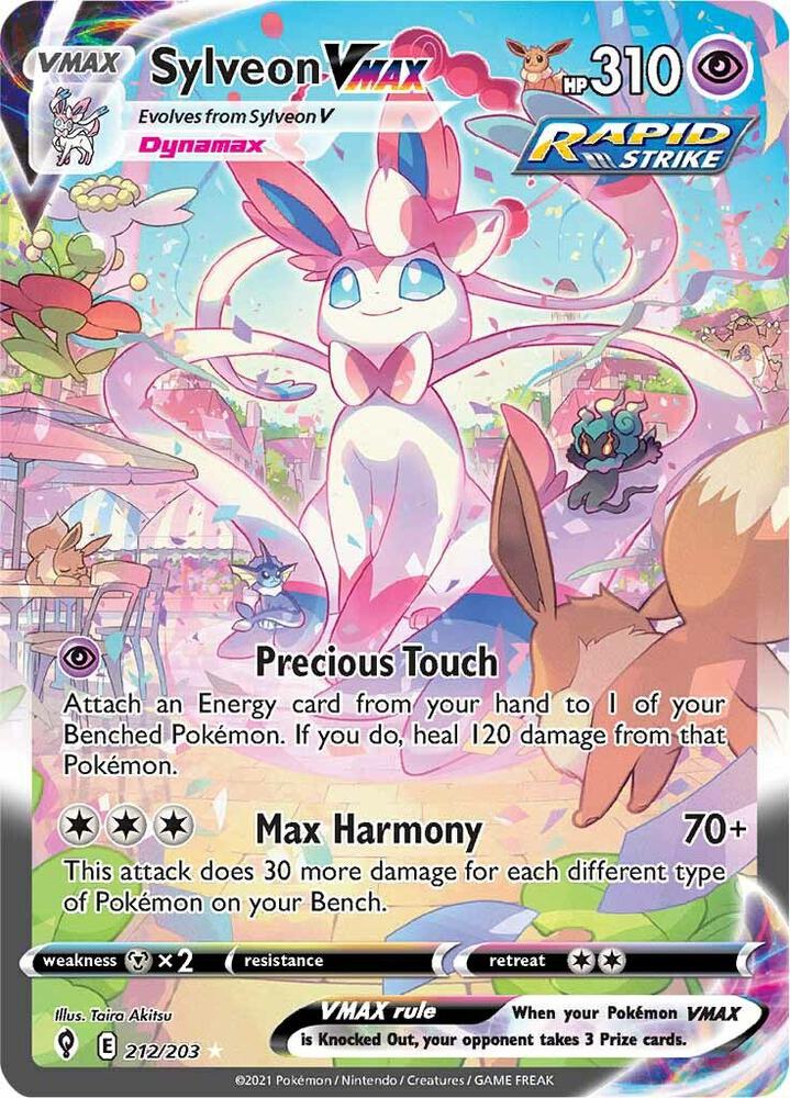 Sylveon VMAX (Alternate Art Secret) · Evolving Skies · 212/203 · English