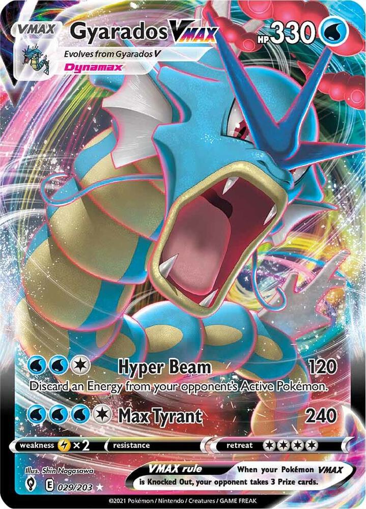 Gyarados VMAX · Evolving Skies · 029/203 · English