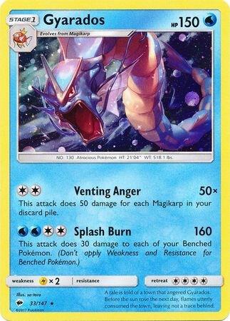 Gyarados - 33/147 (Cosmos Holo) · Blister Exclusives · 033/147 · English