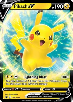 Pikachu V - SWSH198