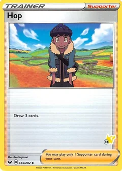 Hop - 165/202 (#33 Pikachu Stamped)