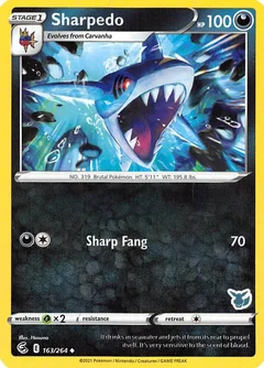 Sharpedo - 163/264 (Eevee Stamped)