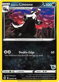 Galarian Linoone - 036/073 (Eevee Stamped)