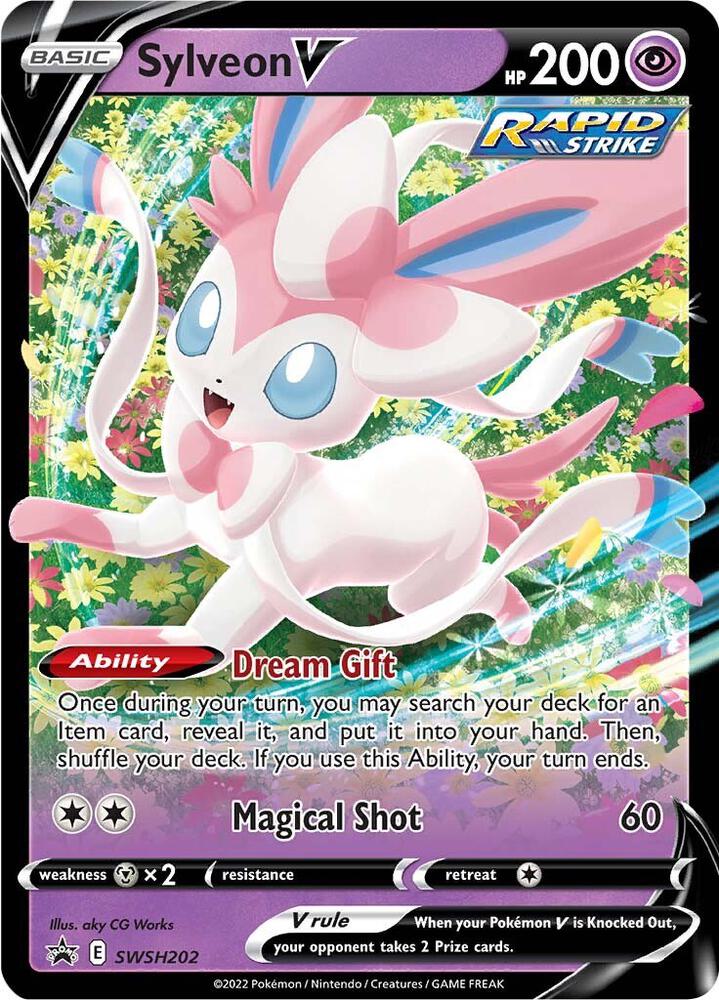 Sylveon V - SWSH202 · SWSH: Sword & Shield Promo Cards · SWSH202 · Holofoil