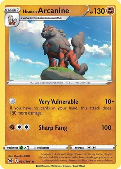 Hisuian Arcanine