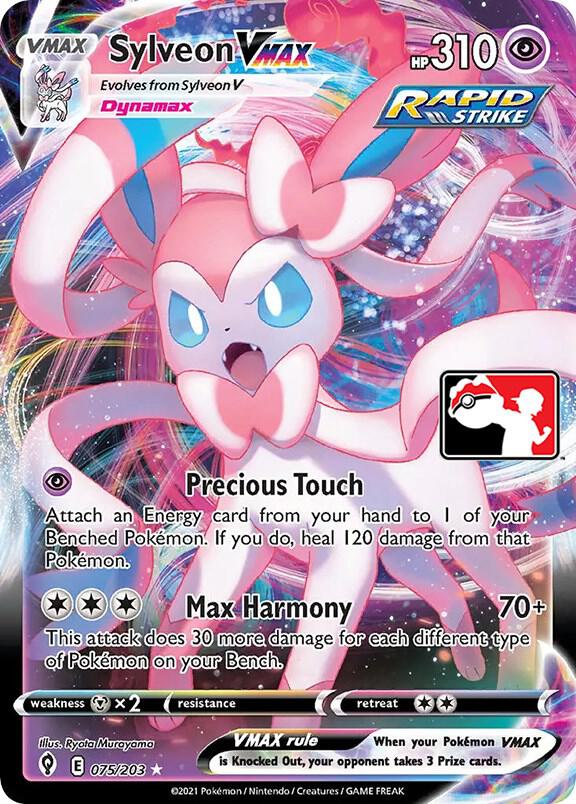 Sylveon VMAX - 075/203 · Prize Pack Series Cards · 075/203 · English