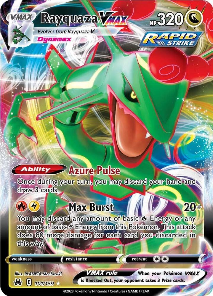 Rayquaza VMAX (101) · SWSH: Crown Zenith · 101/159 · Holofoil