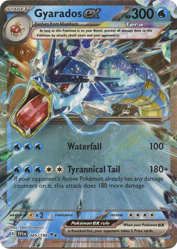 Gyarados ex - 045/198 · Scarlet & Violet Base Set · 045/198 · English