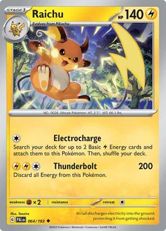 Raichu - 064/193