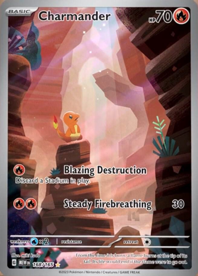 Charmander - 168/165 · SV: Scarlet & Violet 151 · 168/165 · Holofoil