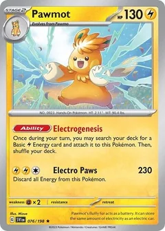 Pawmot - 076/198 (Line Holo)