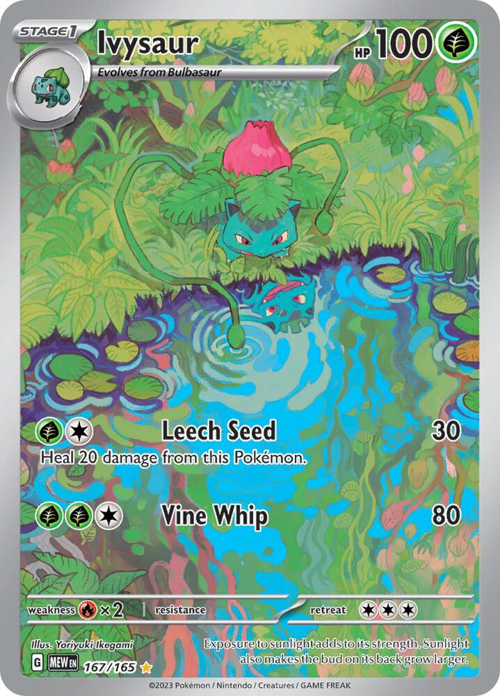 Ivysaur - 167/165 · SV: Scarlet & Violet 151 · 167/165 · Holofoil