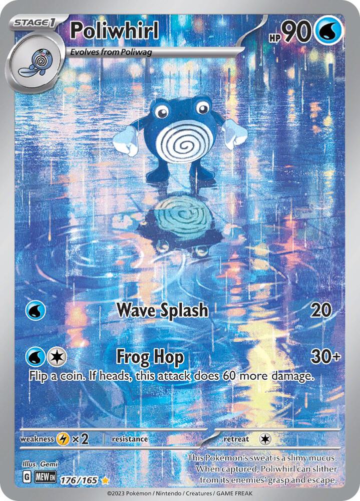 Poliwhirl - 176/165 · SV: Scarlet & Violet 151