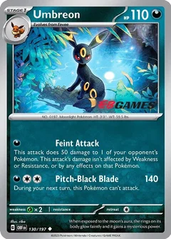 Umbreon - 130/197 (EBGames Exclusive)