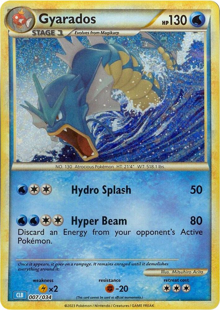 Gyarados · Trading Card Game Classic · 007/034 · English