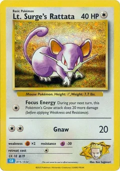 Lt. Surge's Rattata