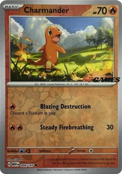 Charmander - 004/165 (EBGames Exclusive)
