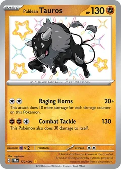 Paldean Tauros - 172/091