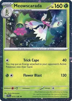 Meowscarada - 015/198 (Cosmos Holo)
